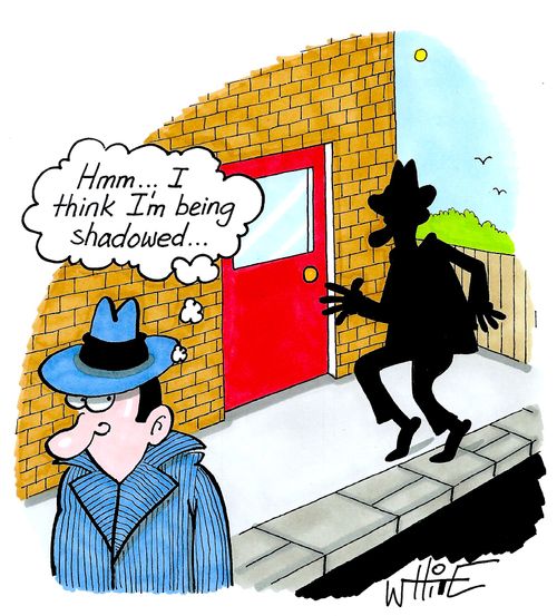 Hmm... I think I'm being shadowed...