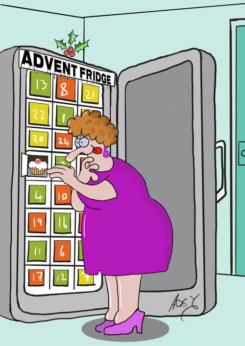 Advent fridge