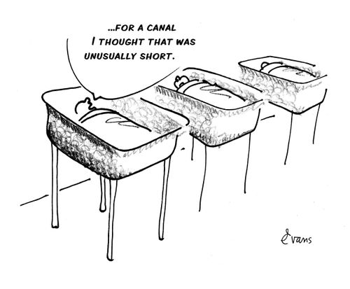 "...for a canal I thought that was unusually short."