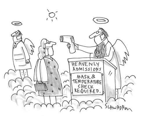 Temp check at Heaven's gate