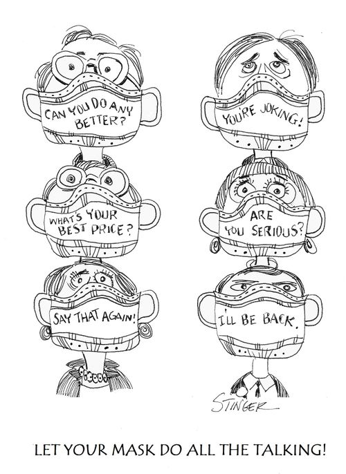 Let your mask do all the talking!