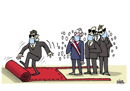 Use of masks at official events