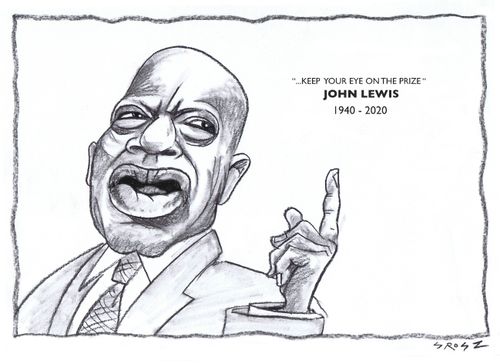 "... Keep your eyes on the prize." John Lewis, 1940-2020