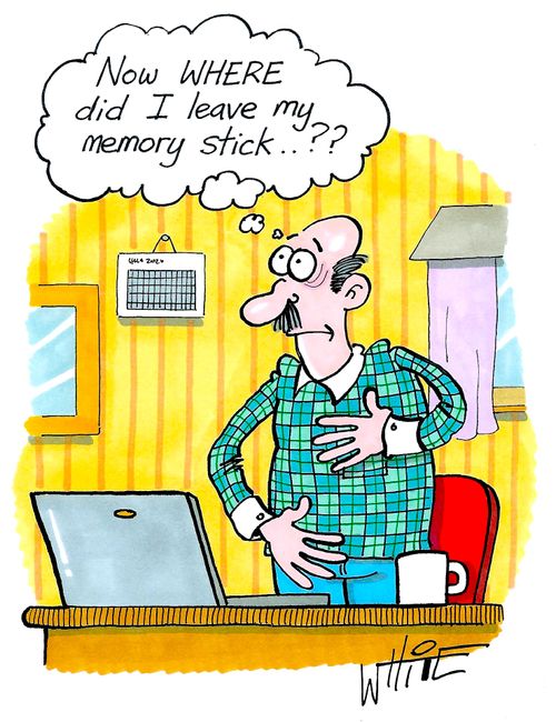 Now WHERE did I leave my memory stick..?
