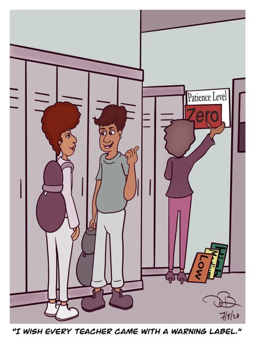 "I wish every teacher came with a warning label."