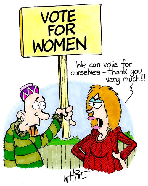 Vote for women...