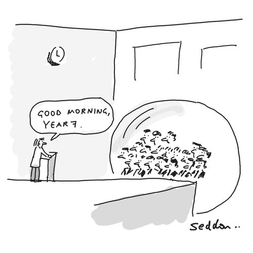 "Good morning Year 7."