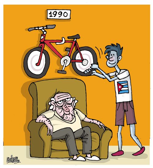 Cuba returns to the bicycle