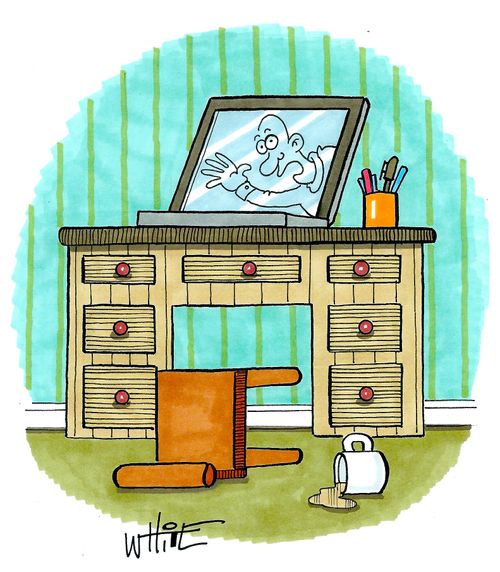 Lost in the laptop...