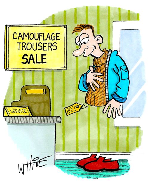 Camouflage trousers sale