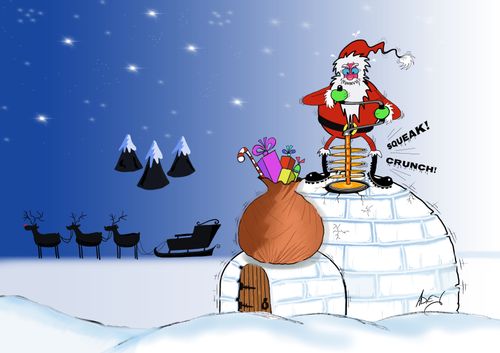 Santa's auger