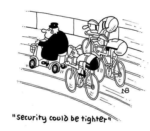 "Security could be tighter."