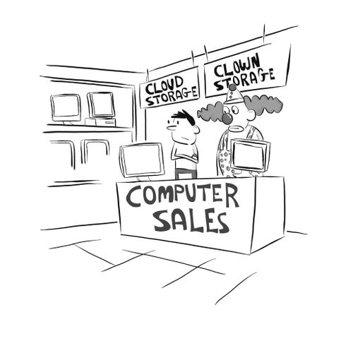 Cloud Storage. Clown Storage