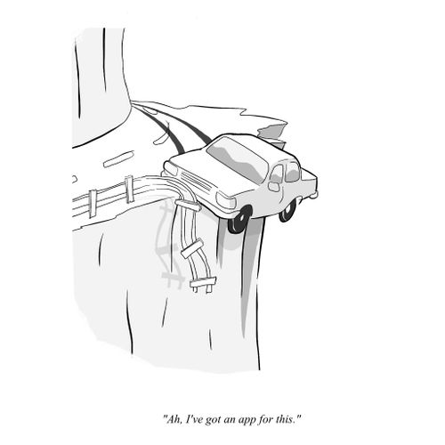 "Ah, I've got an app for this."