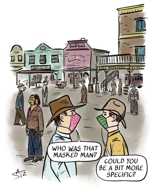 "Who was that masked man?"