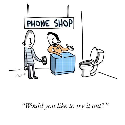 "Would you like to try it out?"