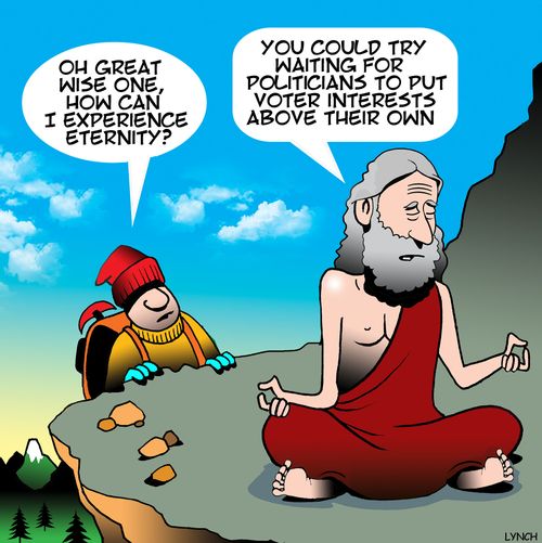 "Oh great wise one, how can I experience eternity?"