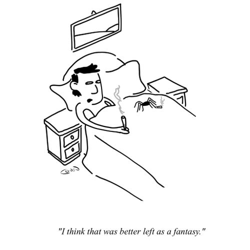 "I think that was better left as a fantasy."