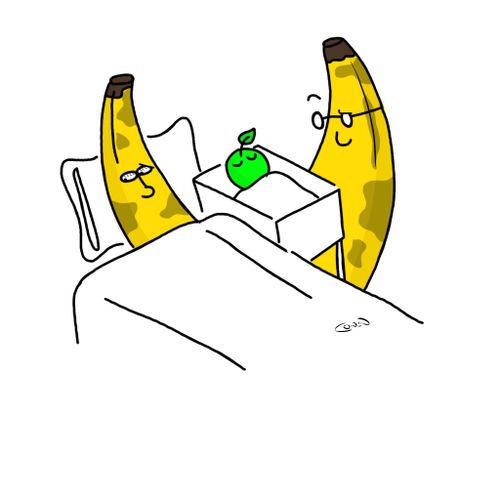 Bananas have an apple baby