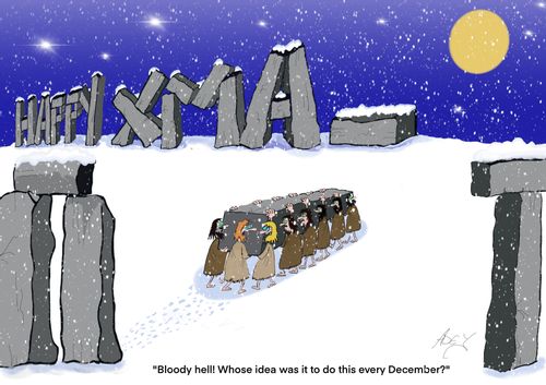 "Bl**dy hell! Whose idea was it to do this every December."