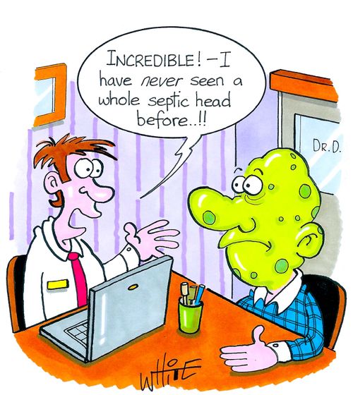 "Incredible! - I have never seen a whole septic head before!!"
