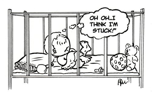 "Oh Oh... I Think I'm Stuck!"