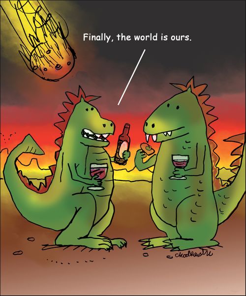 "Finally, the world is ours."