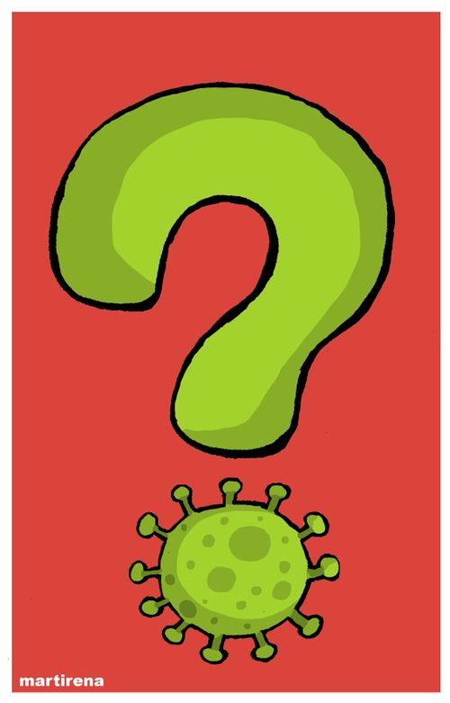 Coronavirus question mark