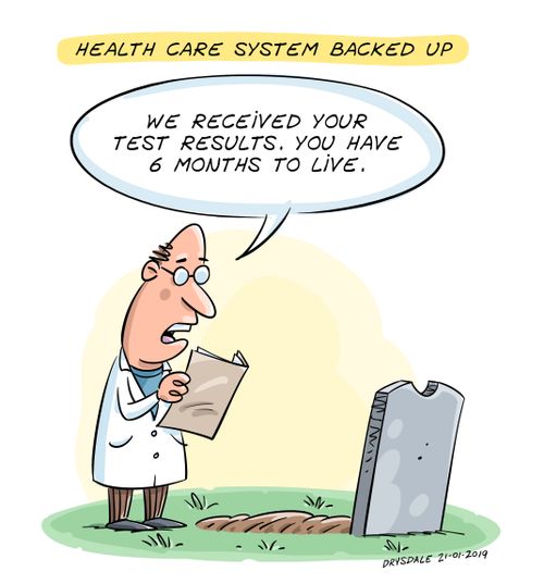 Health Care system backed up