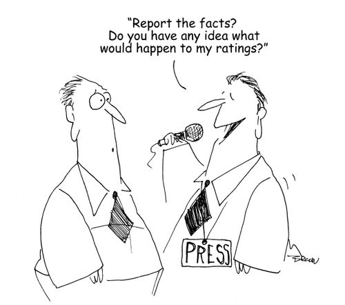 "'Report the facts' Do you have any idea what would happen to my ratings?" 