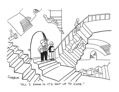 "All I know is it's not up to code."