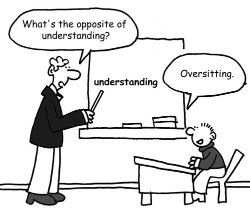 "What's the opposite of understanding?"