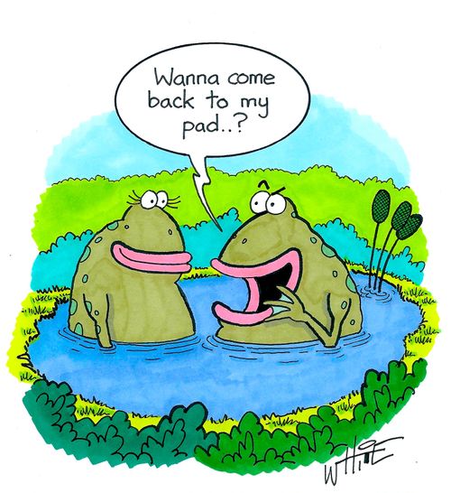 "Wanna come back to my pad..?"