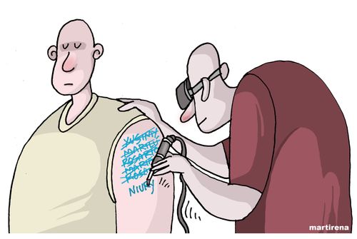 Old and new tattoos