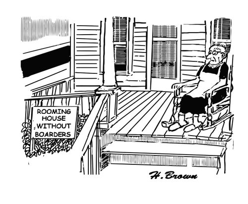 Rooming house without boarders