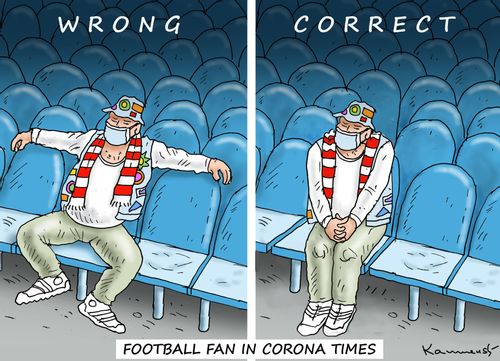 Football fans in corona times