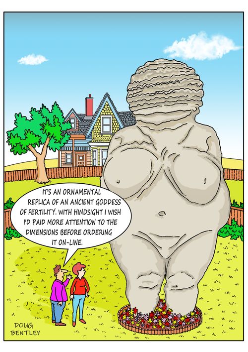 Goddess of Fertility garden feature
