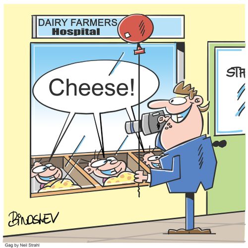 "Cheese!"