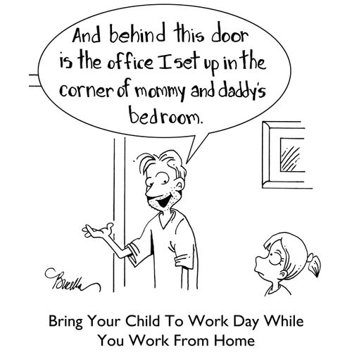 Bring Your Child To Work Day While You Work From Home