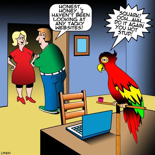 "Squark! Ooh... ahh... do it again you hot stud!"