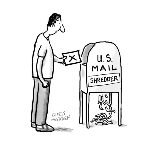 US election postal vote controversy