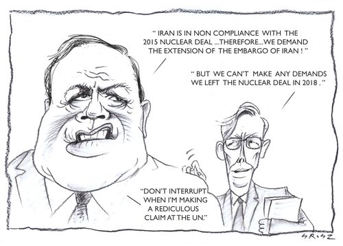 "Iran in in non compliance with the 2015 nuclear deal..."