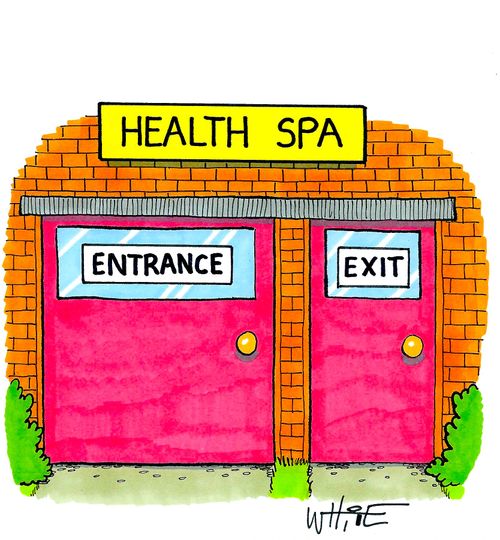 Health spa...