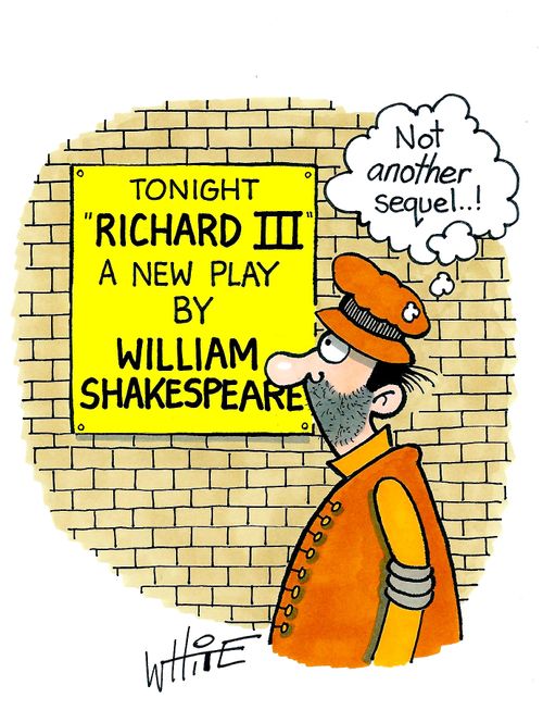 Tonight 'Richard III' a new play by William Shakespeare.