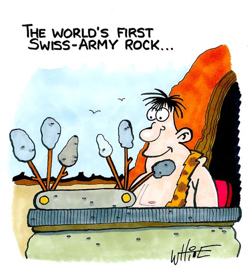 Swiss-army rock...