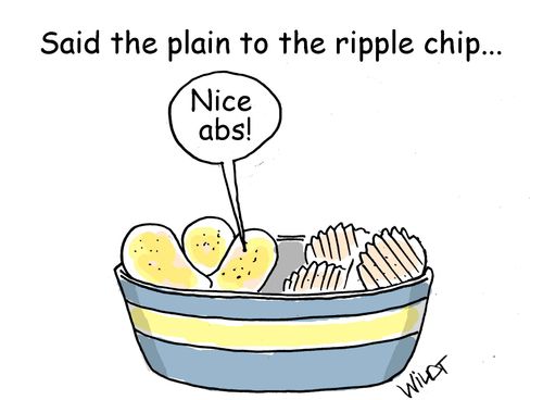 "Nice abs!"