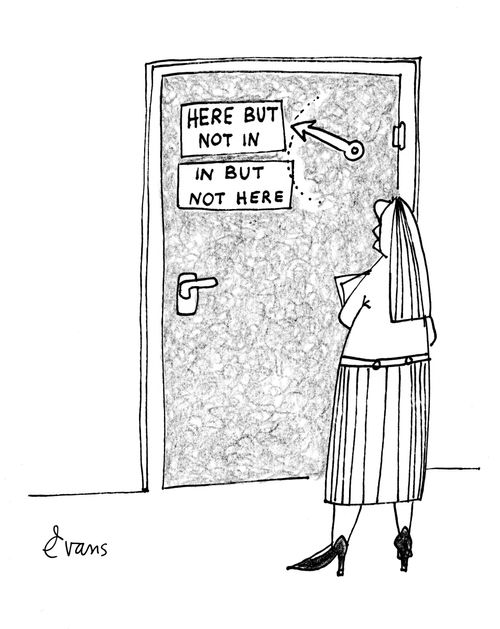 Here but not in...