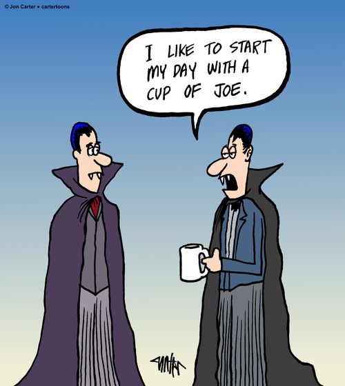 'I like to start my day with a cup of Joe.'