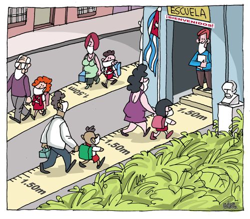 Start of school year in Cuba 