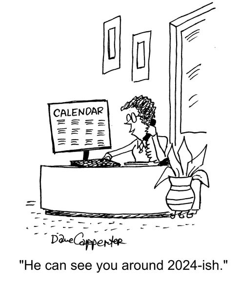 "He can see you around 2024-ish."